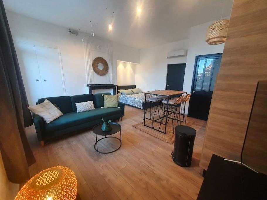 -Garrigue- Face A La Cite Medievale Studio Terrasse Classe 4☆ 카르카손 외부 사진